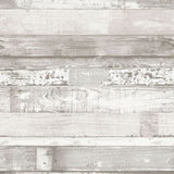 Noordwand Noordwand Wallpaper Homestyle Wood Broken White and Grey