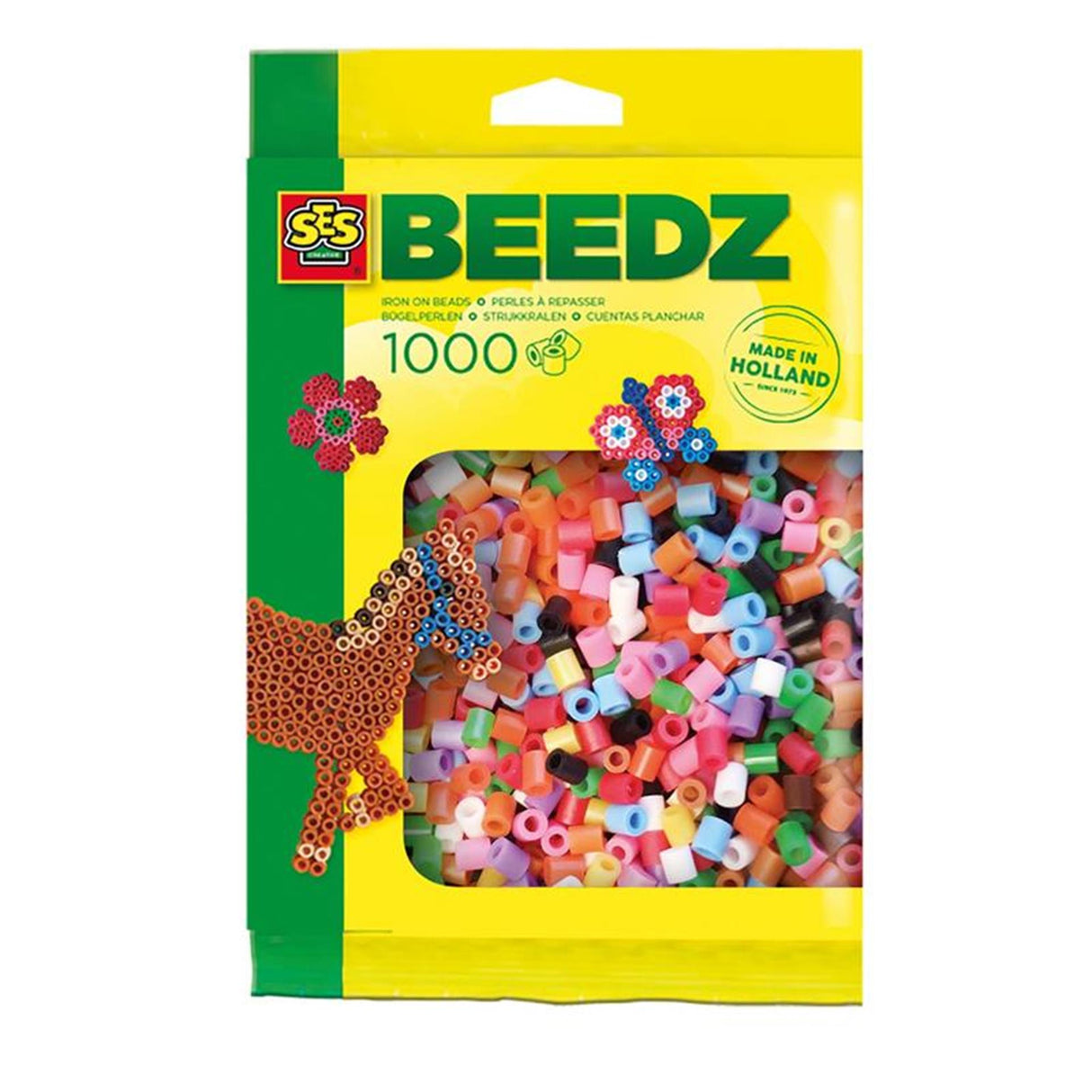Ses creative ses påstrykningsperler - mix basic, 1000 stk.