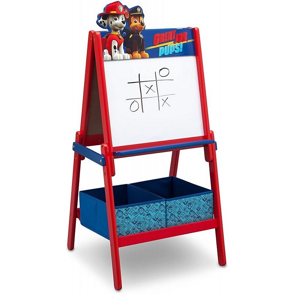 Paw Patrol TE87578PW Whiteboard a doppia lavagna in legno