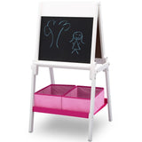 Delta Children Children TE 87600GN-130 Trä dubbelsidig svarta tavla whiteboard + pappersrulle