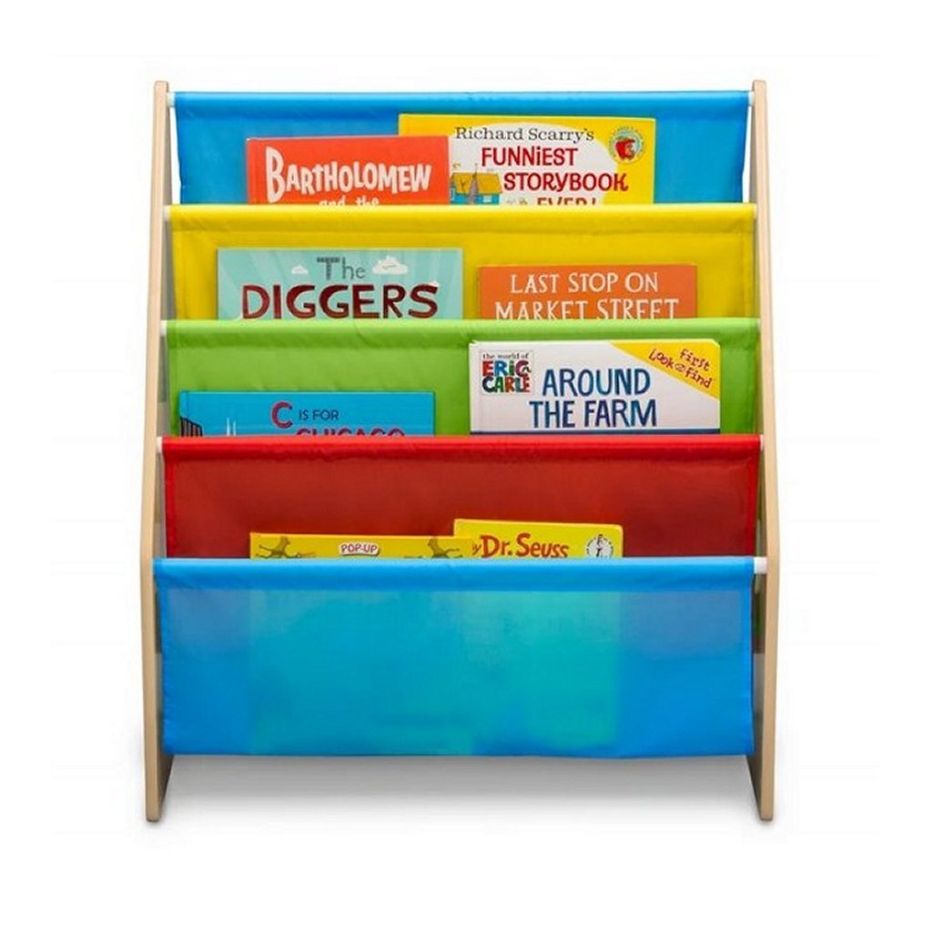 Delta Children Children TB84452GN Wooden Book Rack Multicolor