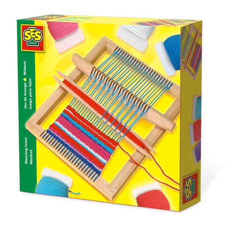 Ses weefset hobbyset met weefraam en garen