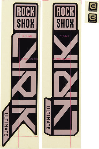 Rockshox decor set decal set rs gloss rainbow