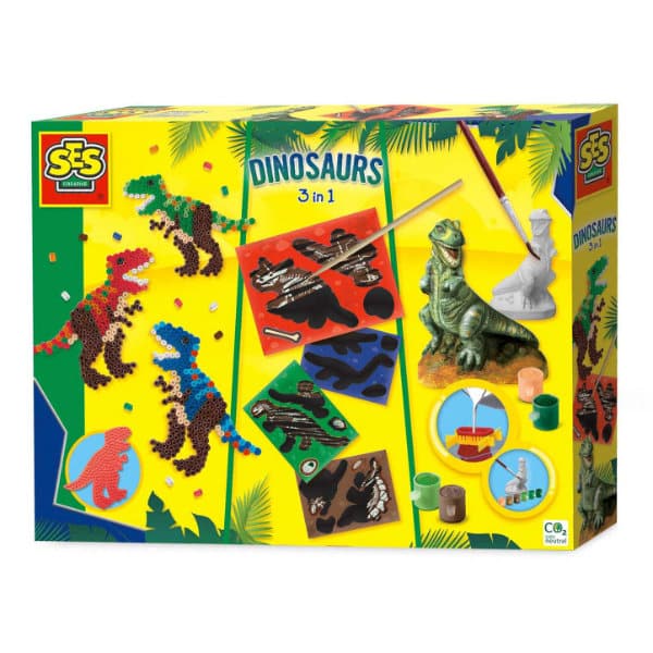 SES Craft set Dinos, 3in1