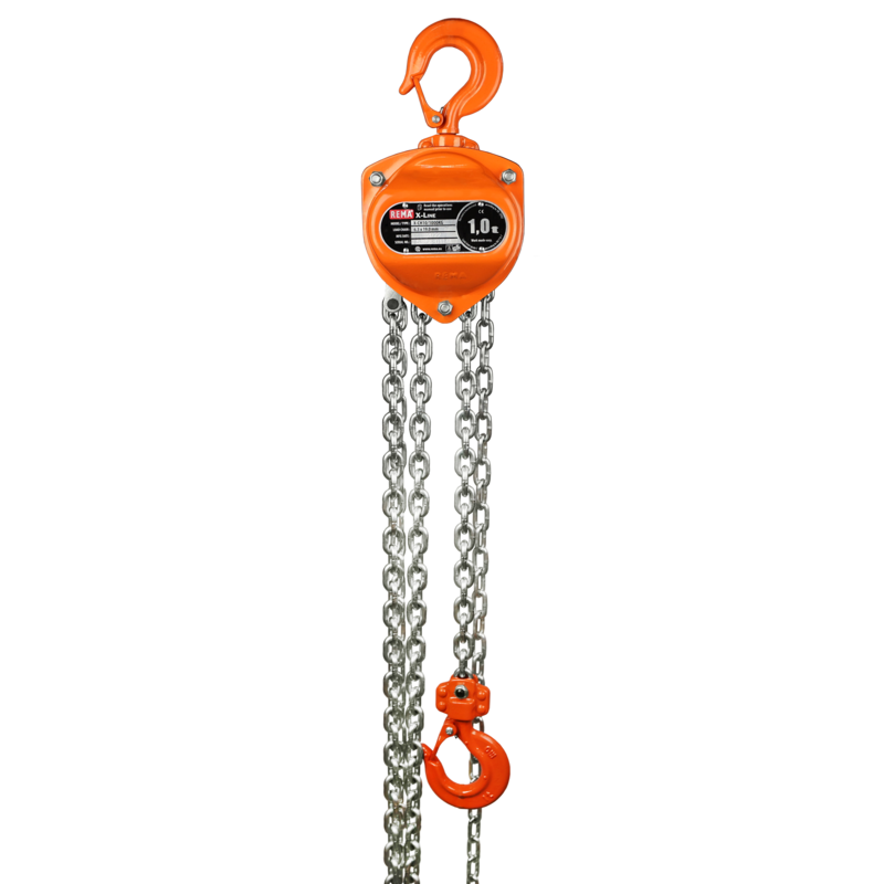 Rema hand hoist x-ch 500kg 3mtr