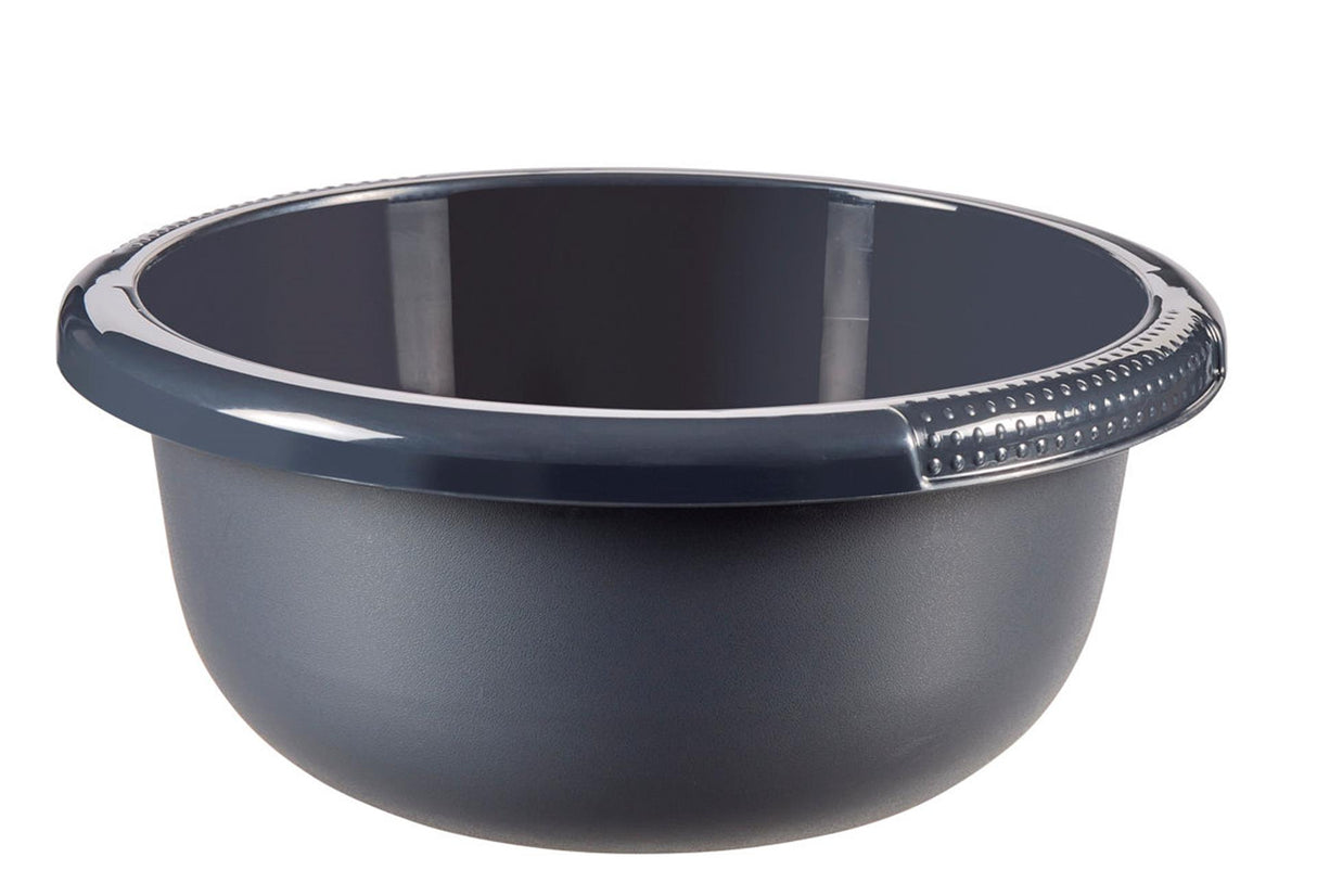 Curver dishwashing sink round 2.5 l anthracite | 5 pieces