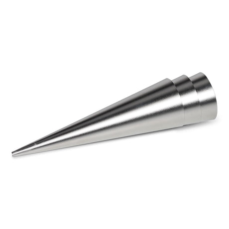 Patisse-Set cremefarbene Hörner, verzinnt, 3 Stück, 13 cm