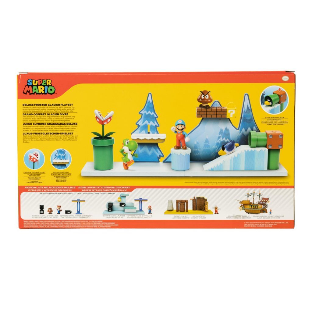 Set de juego de súper mario glaciar