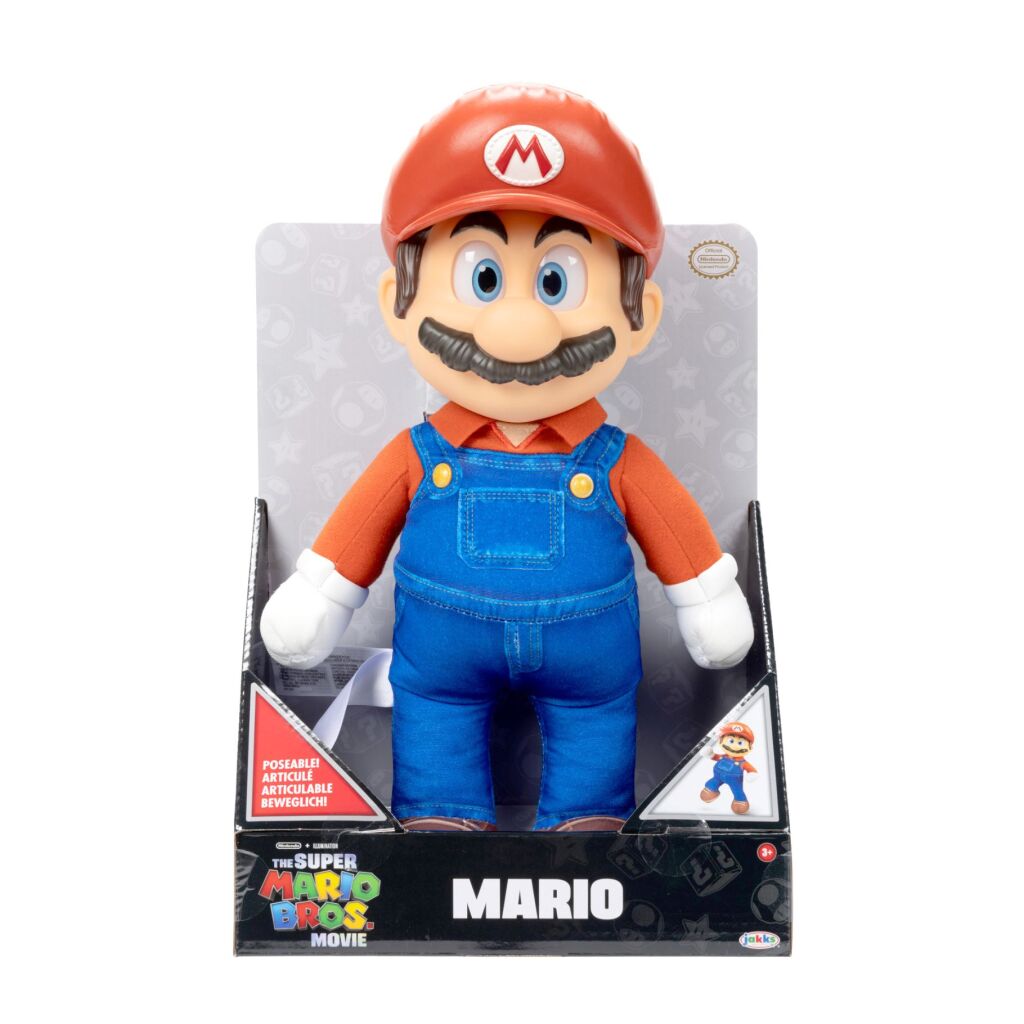 Super Mario en peluche Hug Mario 38 cm