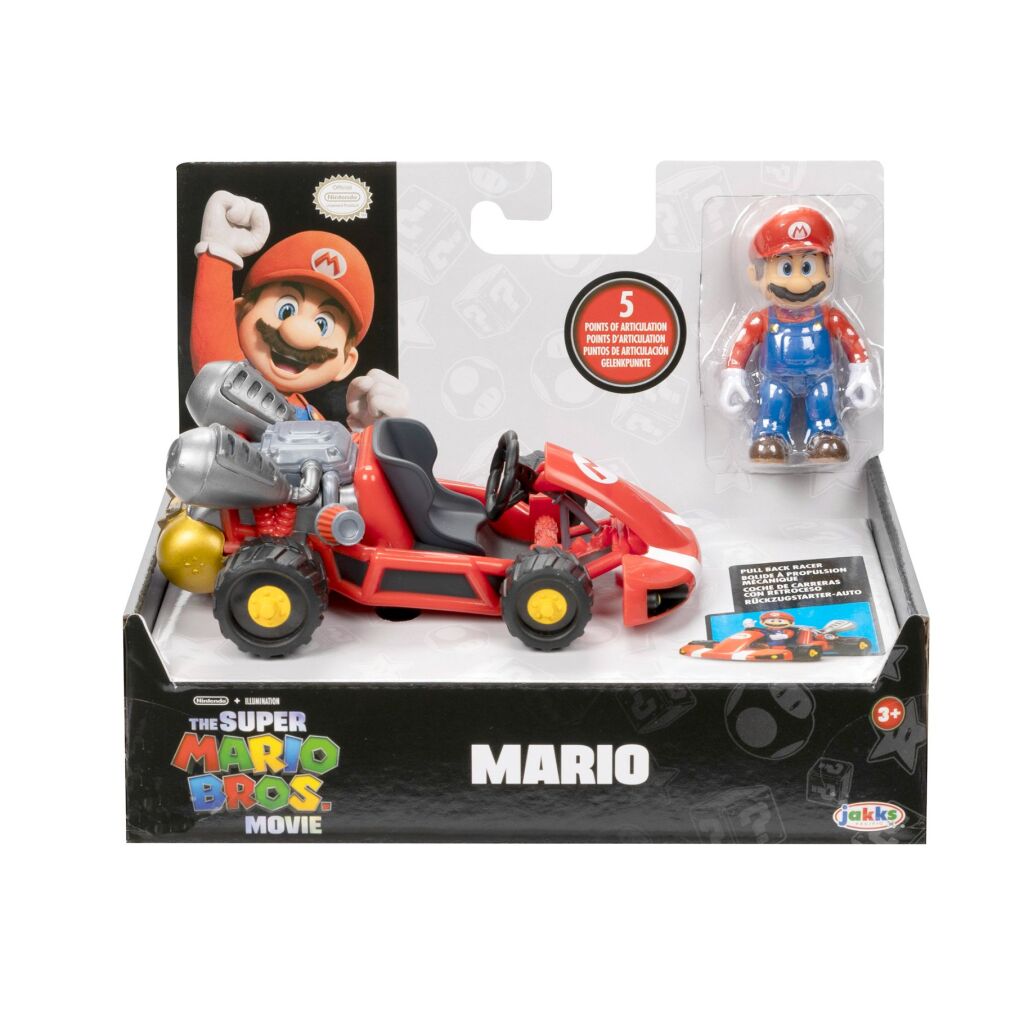 Super Mario Super Mario Movie Vehicle with Figure