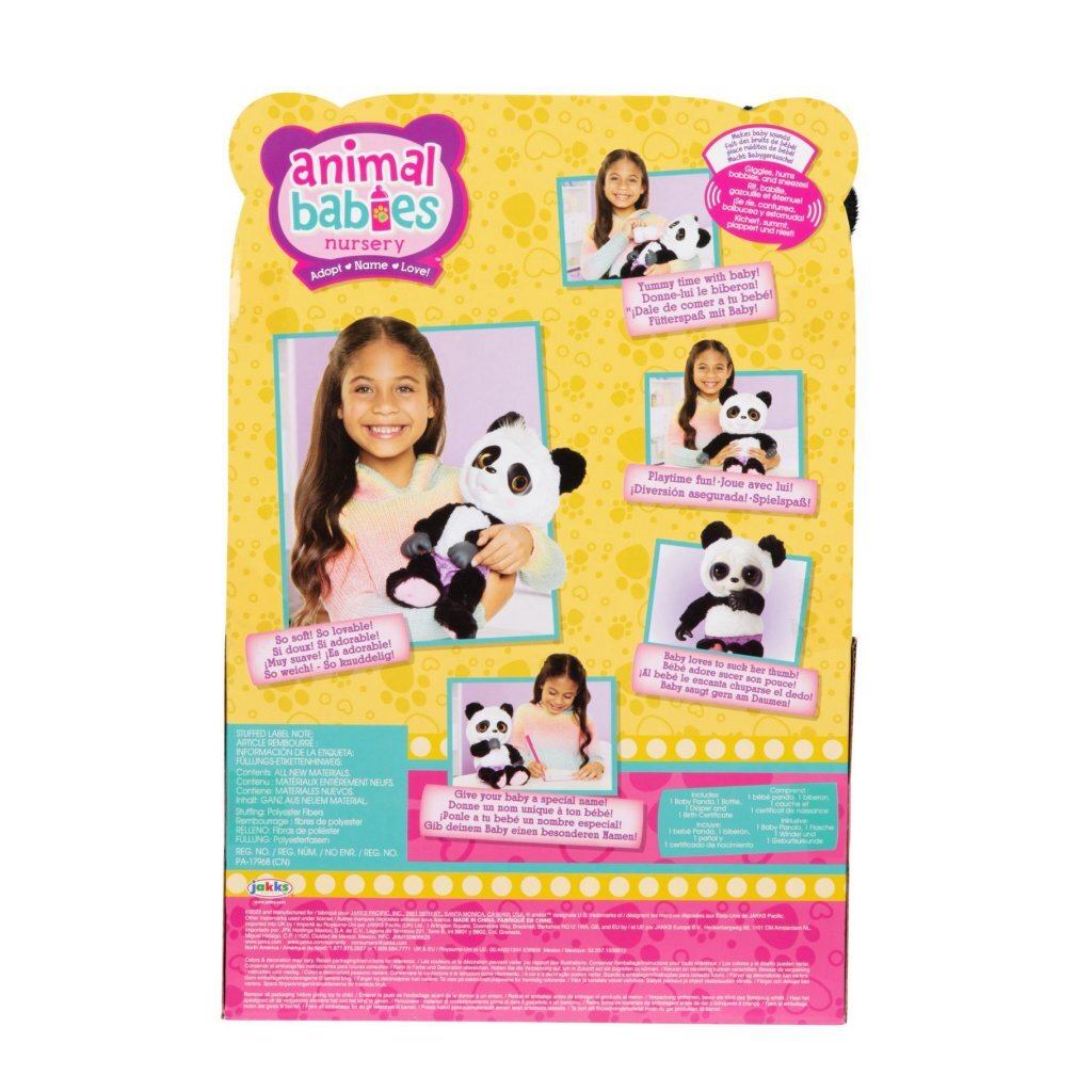 Jakks animaux bébés panda + son