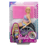 Mattel Fashionistas met een paarse rolstoel #194