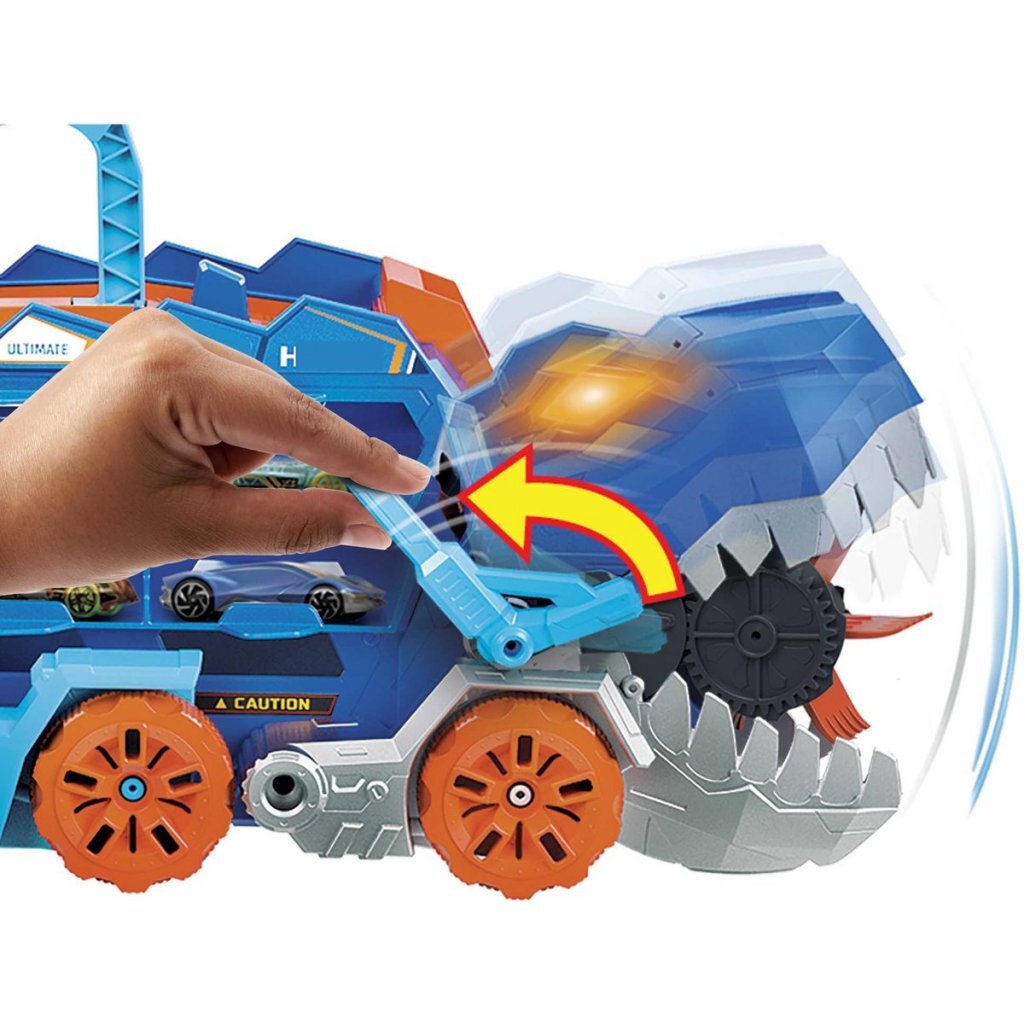 Hot Wheels City Ultimate T-Rex Transporter Play Set