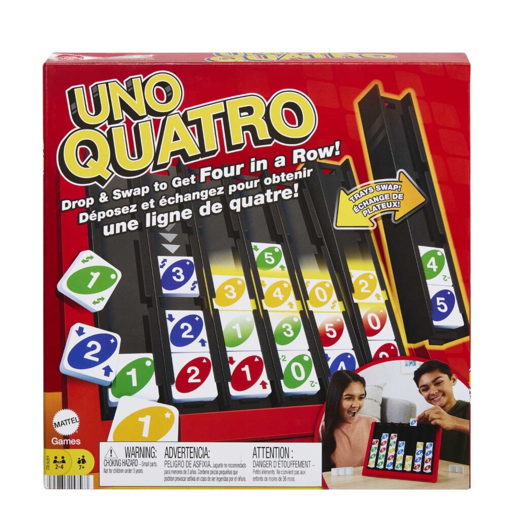 Mattel uno Quatro Bord Spiel