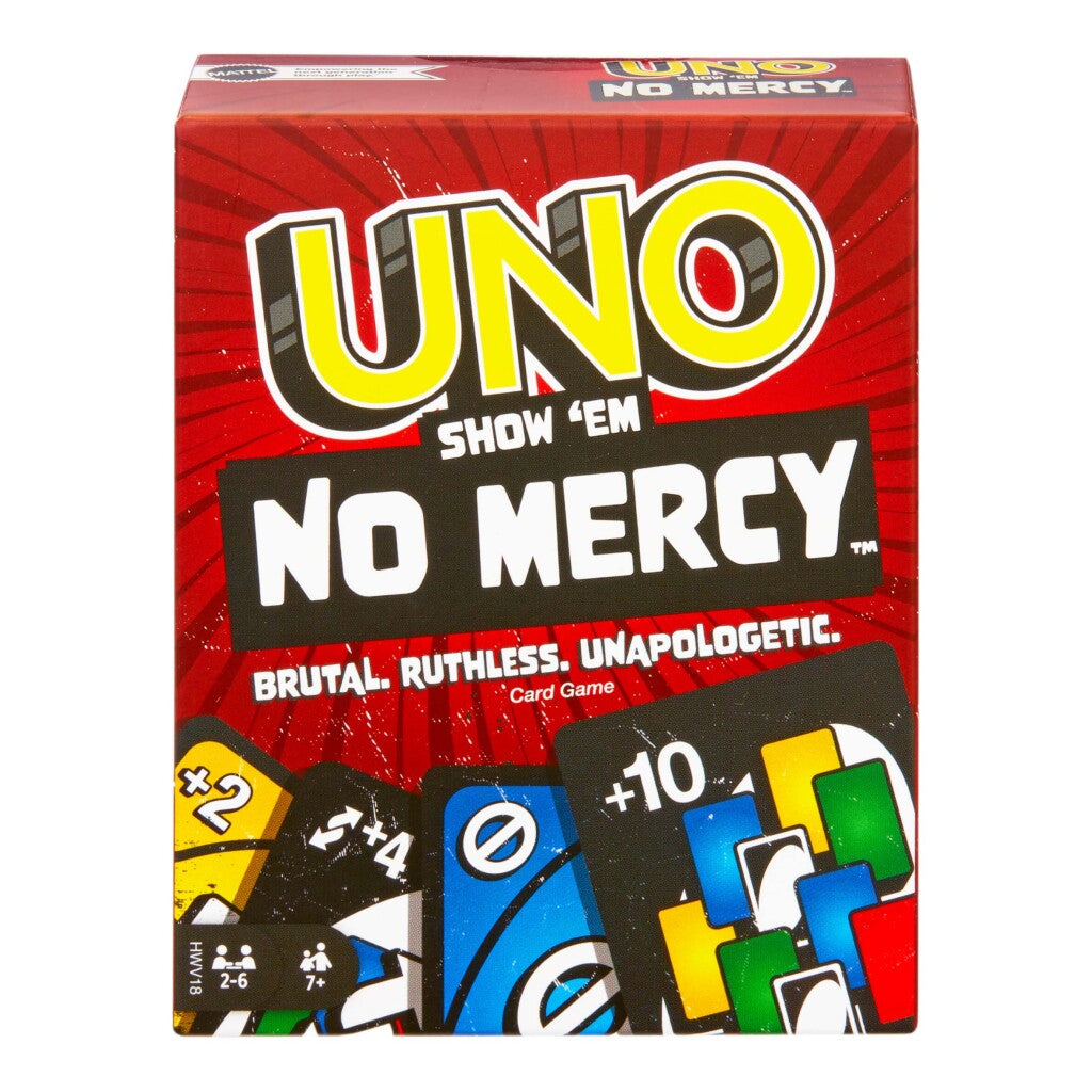 Mattel Uno show 'em no mercy kaarstpel