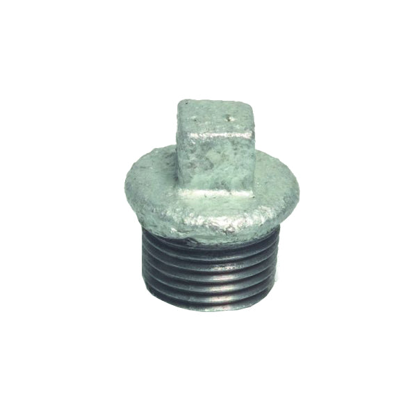 Products stop with rim 4-sided male thread 1