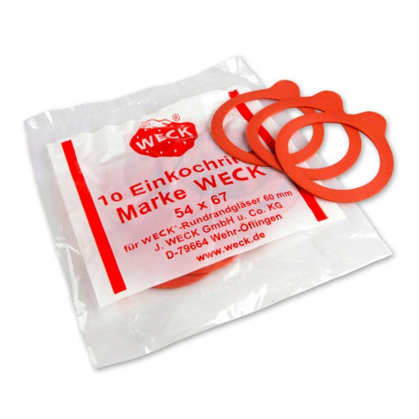 Weck rings 54x67mm bag of 10 pieces