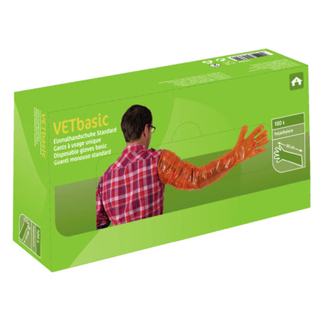 Rękawiczki badawcze Kerbl Vetbasic długie 90cm %c3%a0 100 szt