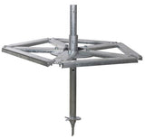 Ground anchor set for pole brush maxi
