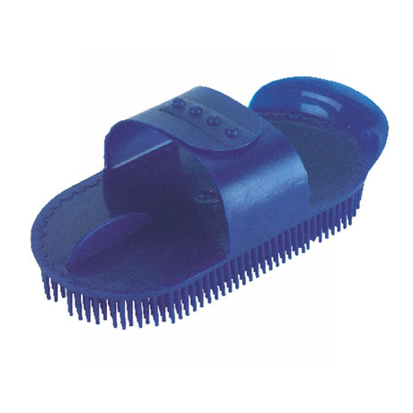 Products curry comb artificial adjustable strap blue