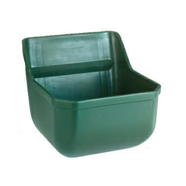 Plastic food bowl narrow green 9l