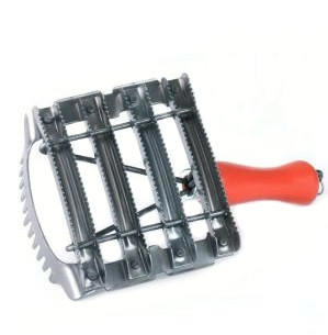 Hair comb and mane comb flat, 8 rows