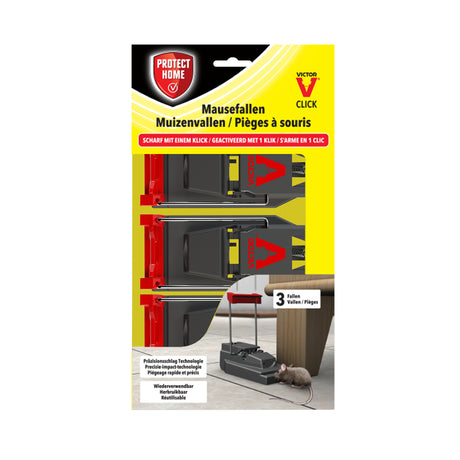Protect Home mouse trap plastic 3 pieces