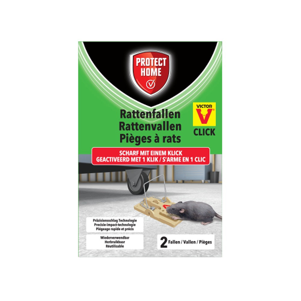 Protect home products rat trap plastic 2 pieces