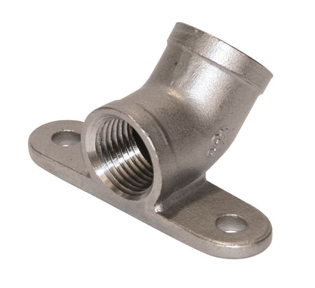 Products wall support wall plate stainless steel for drinking nipple 1 2