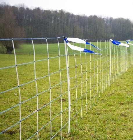 Ako products loose post wolf deterrent net 90cm white single spike