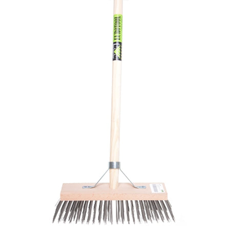 Mm eurotool producten staaldraad bezem 30cm mm plussteel 140cm