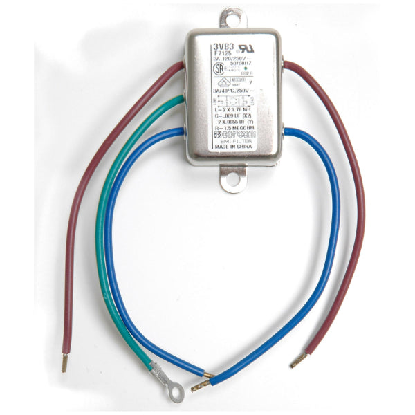 Electrokill interference suppression capacitor for fly box
