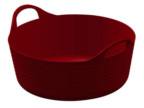 Flexible basket flexible bag red shallow 15 liter
