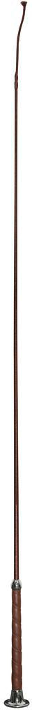 Dressurpiskfiber 110cm brun