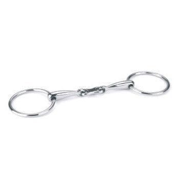 Products water snaffle double jointed stainless steel hollow 13.5cm