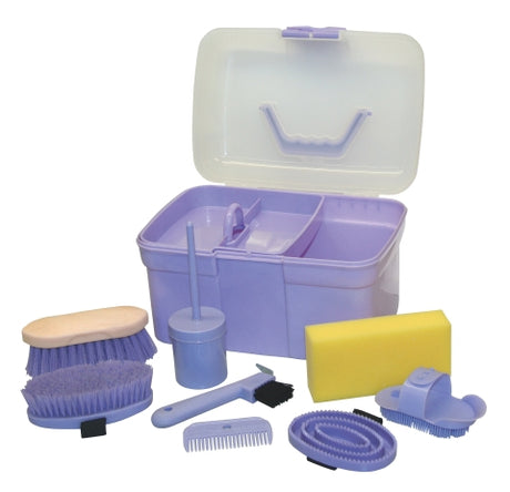 Products grooming box filled 8 pieces lilac