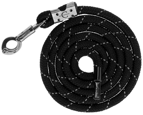 Corde de plomb réfléchissante, crochet anti-panique noir argenté