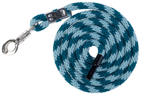 Products halter rope mustang panic snap 200cm turquoise