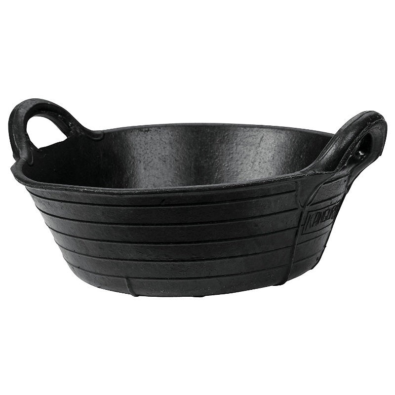 Rubber food bowl black 11l