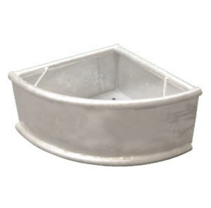 Products feeding trough galvanized horse corner model