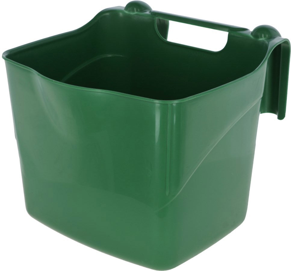 Abi products plastic food bowl hangon green 22l