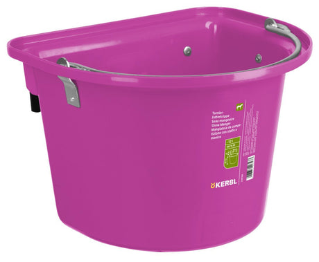 Products feed bucket with hanging hooks and handle pink12l