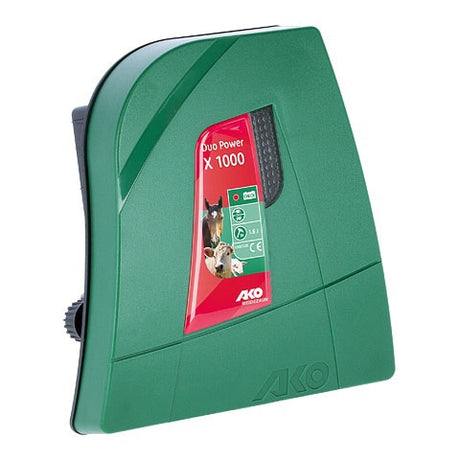 Ako products duo power x1000 combi electric fence energizer 230v12v