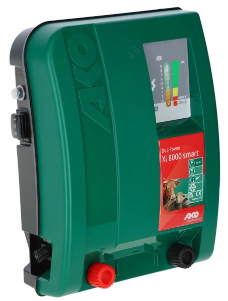 Ako products duo power xi8000 smart fence energizer 230v12v