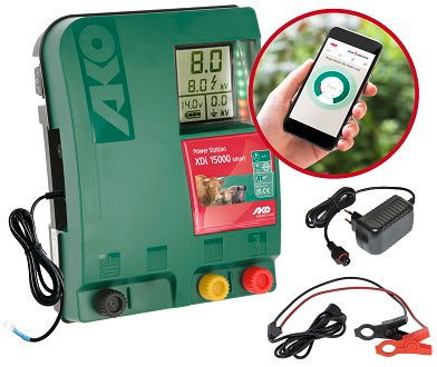 Ako products power station xdi 15000 smart 12v electric fence energizer