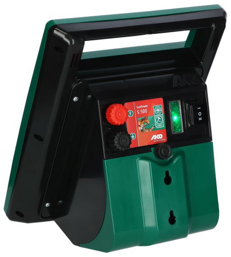 Ako products Sun Power S500 electric fence device with solar panel