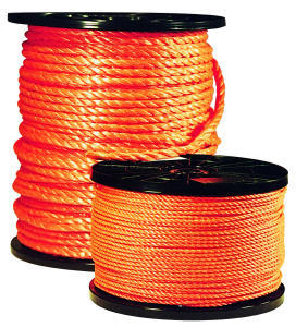 Producten polyethyleen touw oranje 8mm 200m