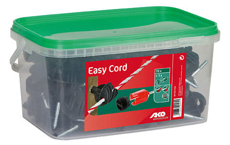 Ako Products Cord Insulator Easy Cord Screw-in Bucket 70 pcs plus Bit