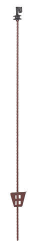 Ako products ration pole steel round plus cord insulator 107cm 10 pieces