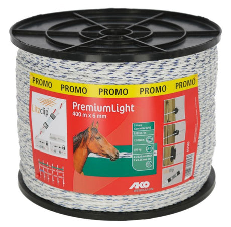 Ako Premium Liichtschockkabel wäiss-blo 6mm 400m